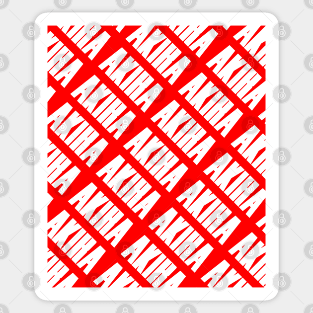 akira pattern red Sticker by paisdelasmaquinas